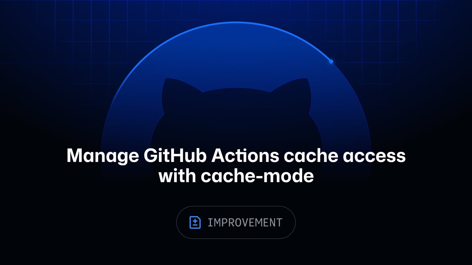 GitHub Actions sécurise ses caches avec cache-mode