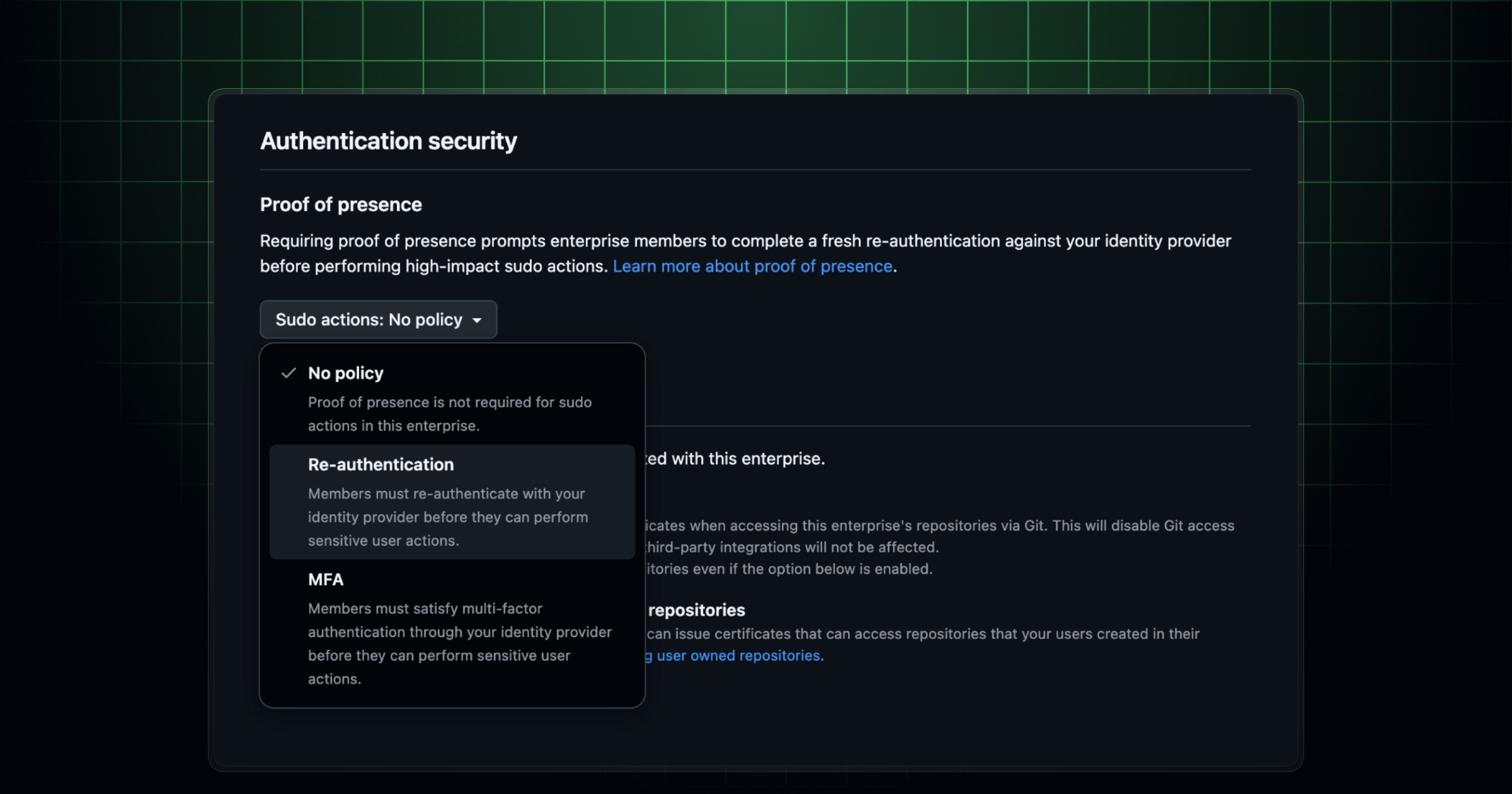 GitHub exige une preuve de présence avant les actions sensibles