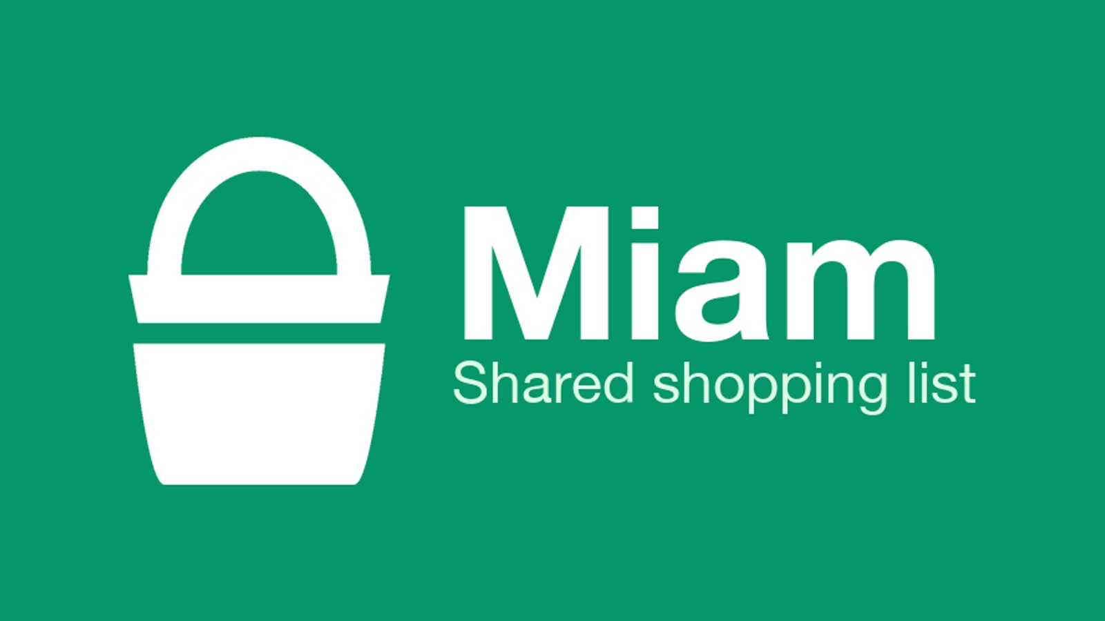 Miam simplifie la liste de courses partagée en temps réel